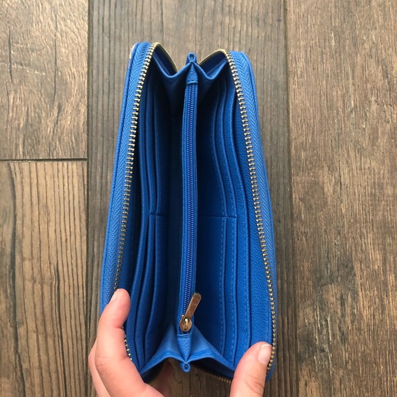 Target Bags Lightweight Soft Blue Wallet Poshmark